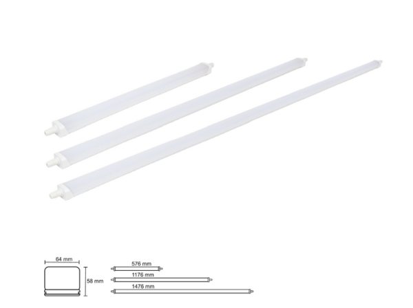 LED-valgustid LHT079 80W
