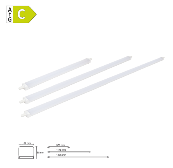 LED-valgustid LHT077 60W