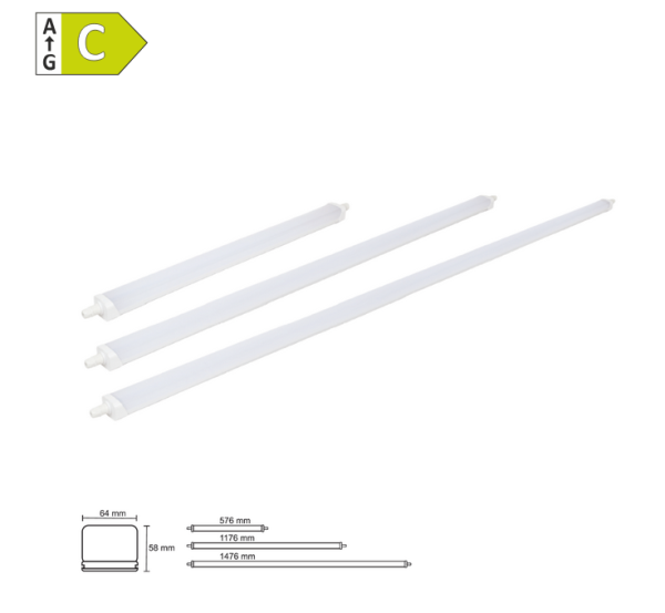 LED-valgustid LHT078 80W