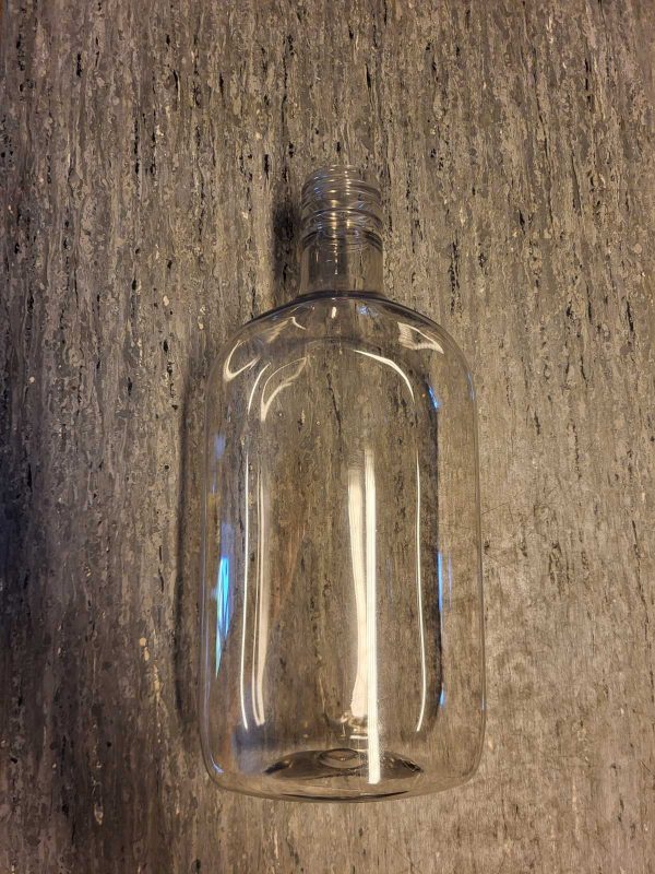 Lapik plastpudel korgiga 0,5 l
