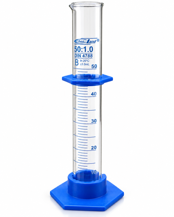 50 ml klaasist mõõtesilinder 3
