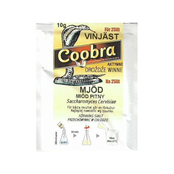 Yeast for honey Coobra 10 gr