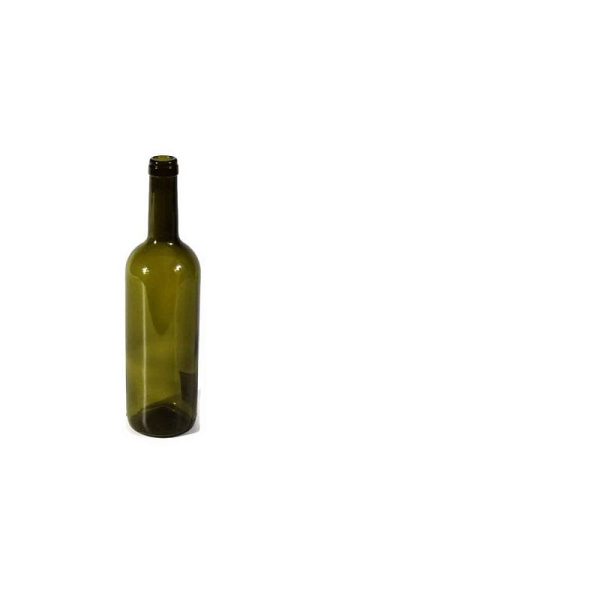 Vīna pudele (olīvu krāsa) 0,75 ar vītni